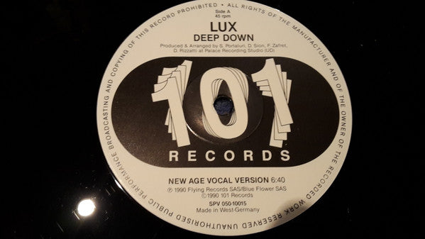 Lux (8) : Deep Down (12")