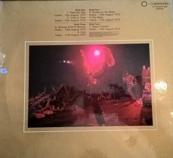Deep Purple : Made In Japan (2xLP, Album, RE, Gat)