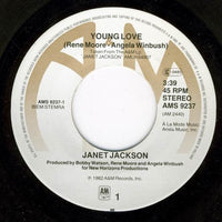 Janet Jackson : Young Love (7", Single)
