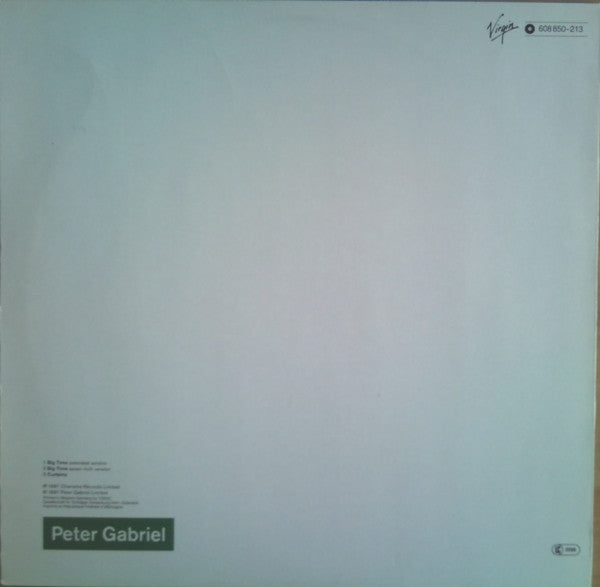 Peter Gabriel : Big Time (12", Maxi)