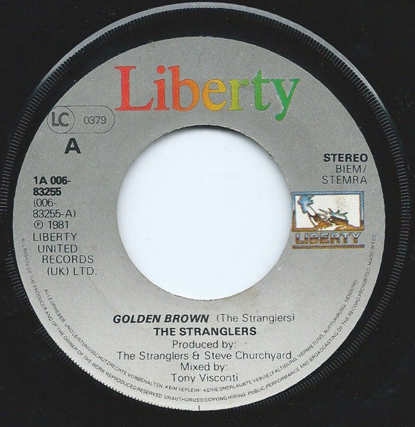 The Stranglers : Golden Brown (7", Single, Gre)