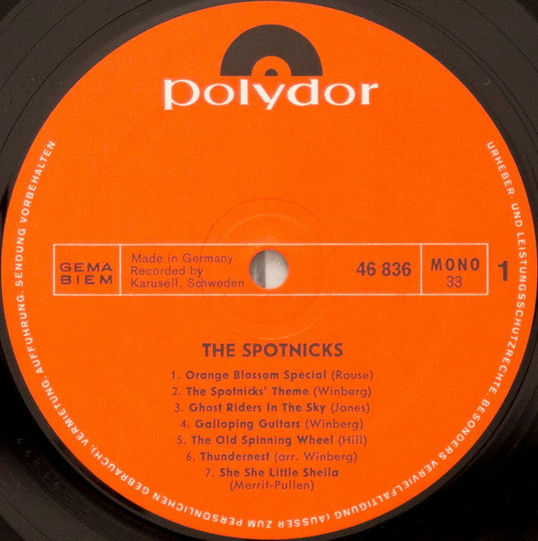 The Spotnicks : The Spotnicks (LP, Album, Mono, RE)