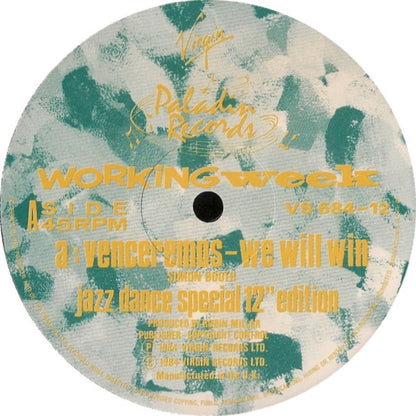 Working Week : Venceremos (We Will Win) (12", Single)