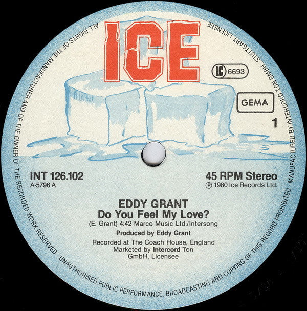 Eddy Grant : Do You Feel My Love? (12", Maxi)