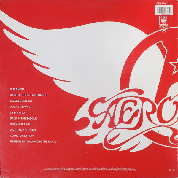 Aerosmith : Aerosmith's Greatest Hits (LP, Comp, RE)