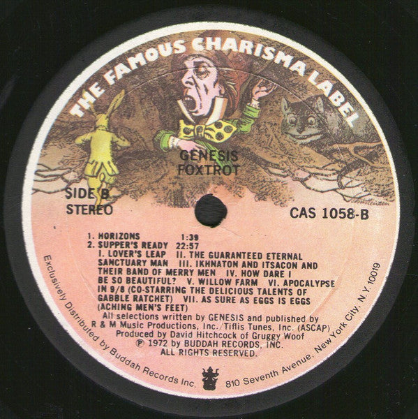 Genesis : Foxtrot (LP, Album, Bla)