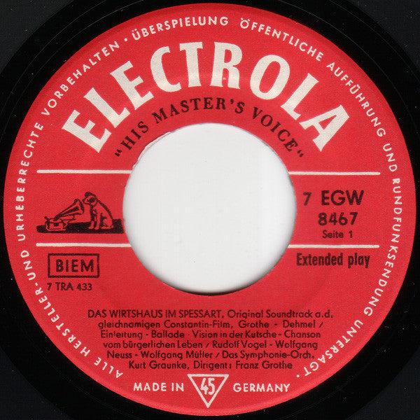 Various : Das Wirtshaus Im Spessart (7", EP)