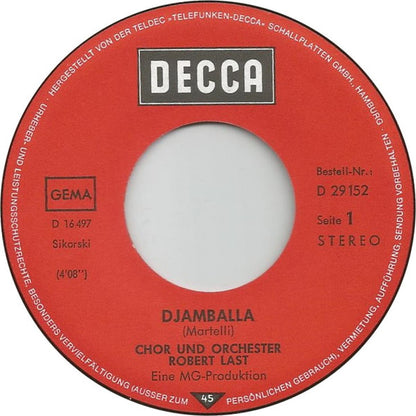 Chor* Und Orchester Robert Last : Djamballa (7", Single)