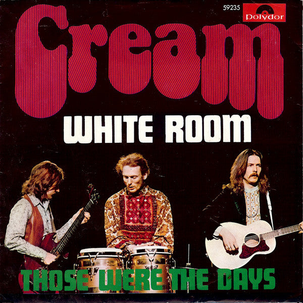 Cream (2) : White Room (7", Single, Mono)