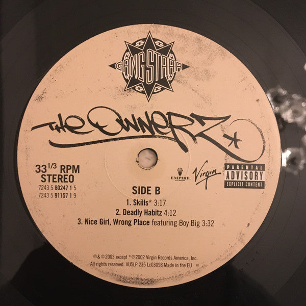 Gang Starr : The Ownerz (2xLP + LP, S/Sided + Album)