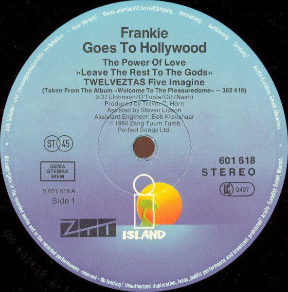 Frankie Goes To Hollywood : The Power Of Love (12", Maxi, P/Mixed)