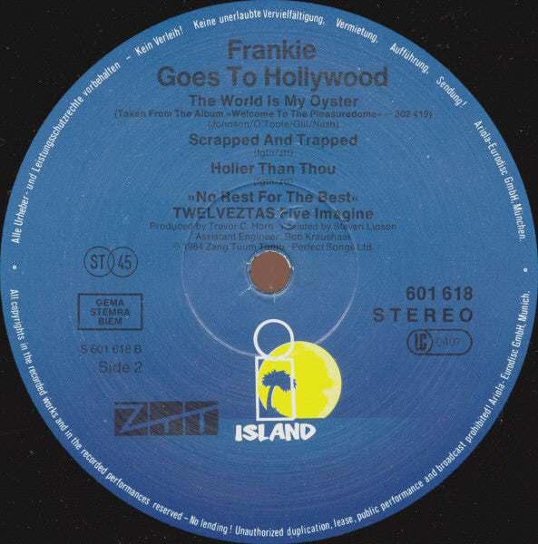 Frankie Goes To Hollywood : The Power Of Love (12", Maxi, P/Mixed)