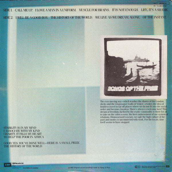 Gang Of Four : Songs Of The Free (LP, Album)