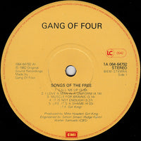 Gang Of Four : Songs Of The Free (LP, Album)