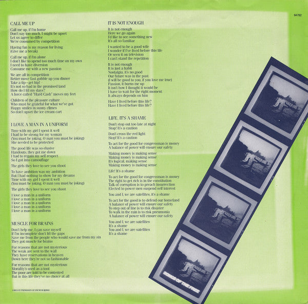 Gang Of Four : Songs Of The Free (LP, Album)