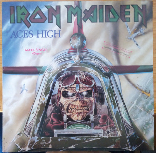 Iron Maiden : Aces High (12", Maxi)