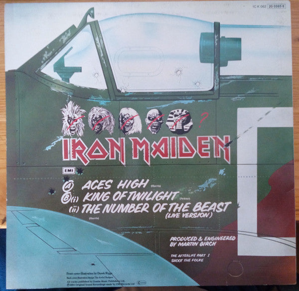 Iron Maiden : Aces High (12", Maxi)