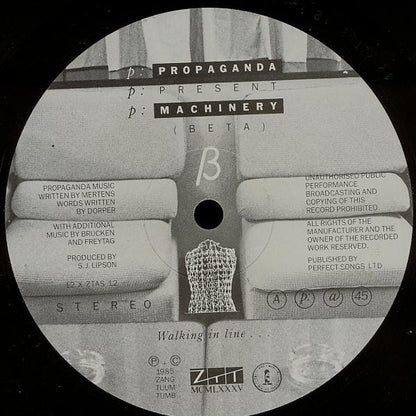 Propaganda : p: Machinery β (12", Single)