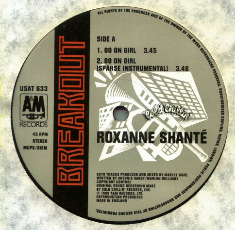Roxanne Shanté : Go On Girl (12")