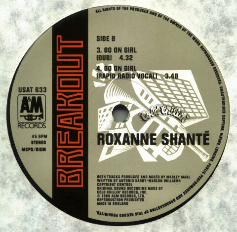 Roxanne Shanté : Go On Girl (12")