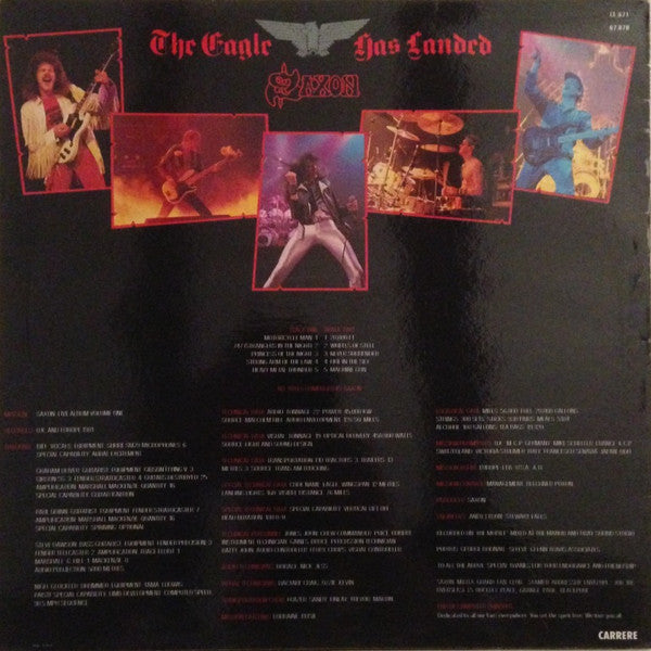 Saxon : The Eagle Has Landed (Live) (LP, Album)