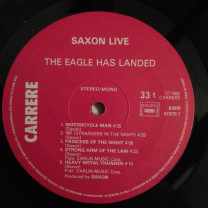 Saxon : The Eagle Has Landed (Live) (LP, Album)