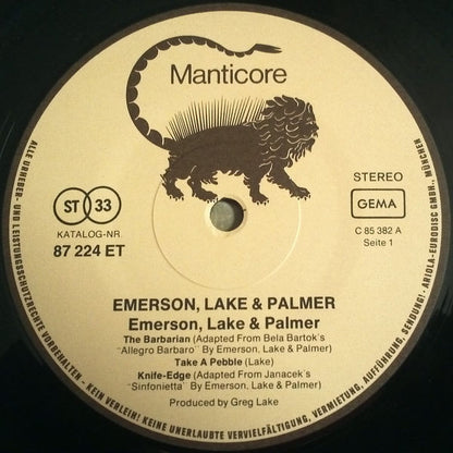 Emerson Lake & Palmer* : Emerson Lake & Palmer (LP, Album, RE)