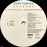 Eurythmics : Revenge (LP, Album, Emb)