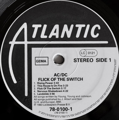 AC/DC : Flick Of The Switch (LP, Album, Emb)