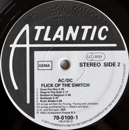 AC/DC : Flick Of The Switch (LP, Album, Emb)