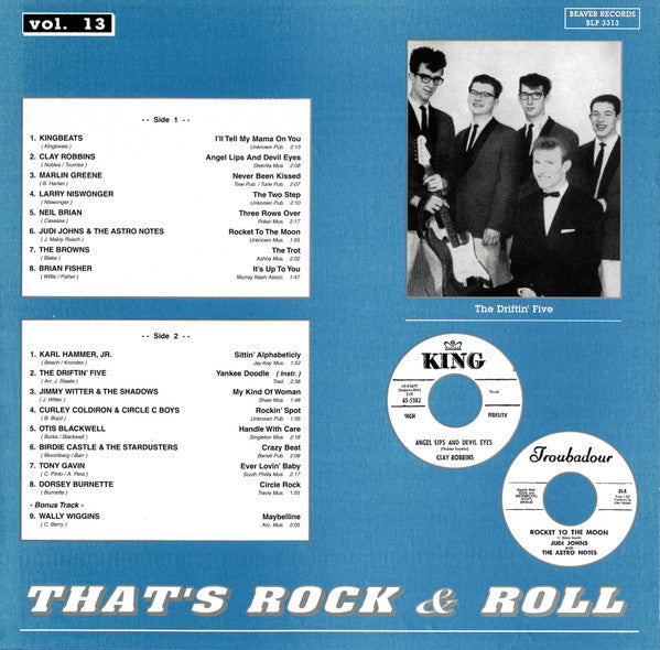 Various : That's Rock & Roll Vol. 13 (LP, Comp)