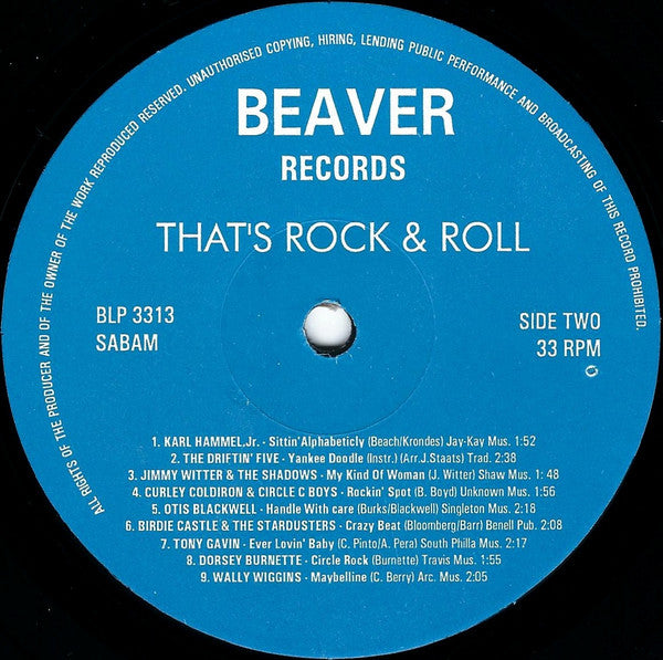 Various : That's Rock & Roll Vol. 13 (LP, Comp)