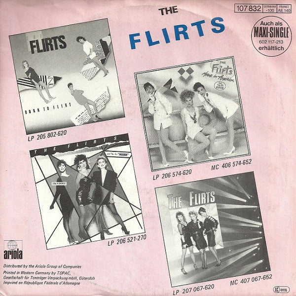 The Flirts : You & Me (7", Single)