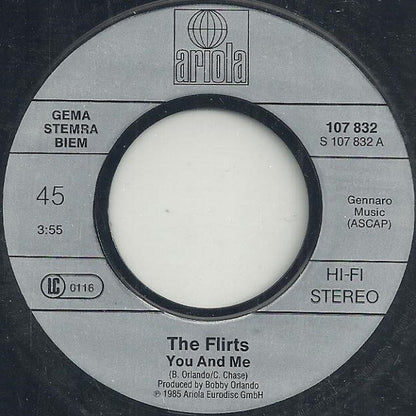 The Flirts : You & Me (7", Single)