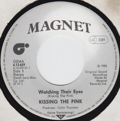 Kissing The Pink : Watching Their Eyes (7", Single, Promo)