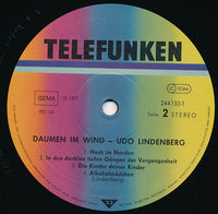 Udo Lindenberg : Daumen Im Wind (LP, Album, RE)