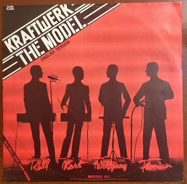 Kraftwerk : Das Model (12", Maxi, RE, RP)