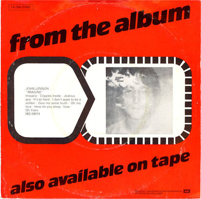 John Lennon : Jealous Guy (7")