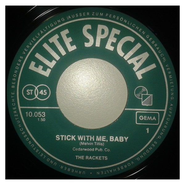 Jimmy & The Rackets : Love Hurts / Stick With Me, Baby (7", Single, RE)