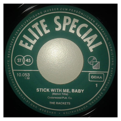 Jimmy & The Rackets : Love Hurts / Stick With Me, Baby (7", Single, RE)