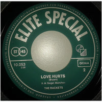 Jimmy & The Rackets : Love Hurts / Stick With Me, Baby (7", Single, RE)