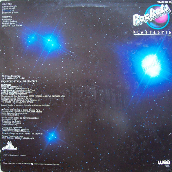 Rockets : Plasteroid (LP, Album)