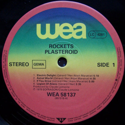 Rockets : Plasteroid (LP, Album)