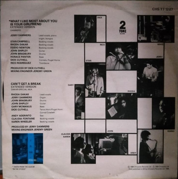 The Special AKA : What I Like Most About You Is Your Girlfriend! (Extended Version) (12")