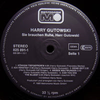Harry Gutowski* : Sie Brauchen Ruhe, Herr Gutowski! (LP)