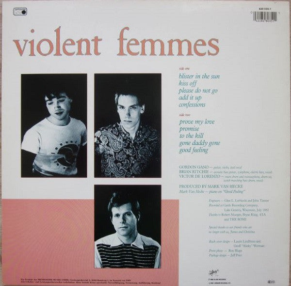 Violent Femmes : Violent Femmes (LP, Album, RE)