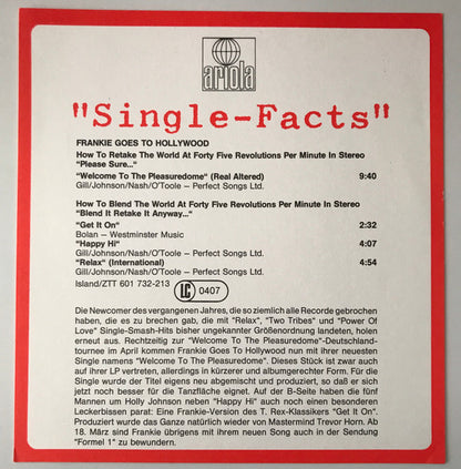 Frankie Goes To Hollywood : Welcome To The Pleasuredome (12", Maxi)