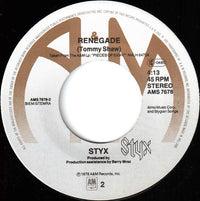 Styx : Lights (7", Single)