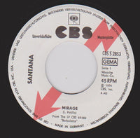 Santana : Mirage (7", Single, Promo)