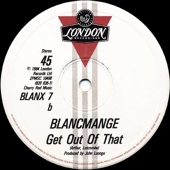 Blancmange : Don't Tell Me (12", Single)